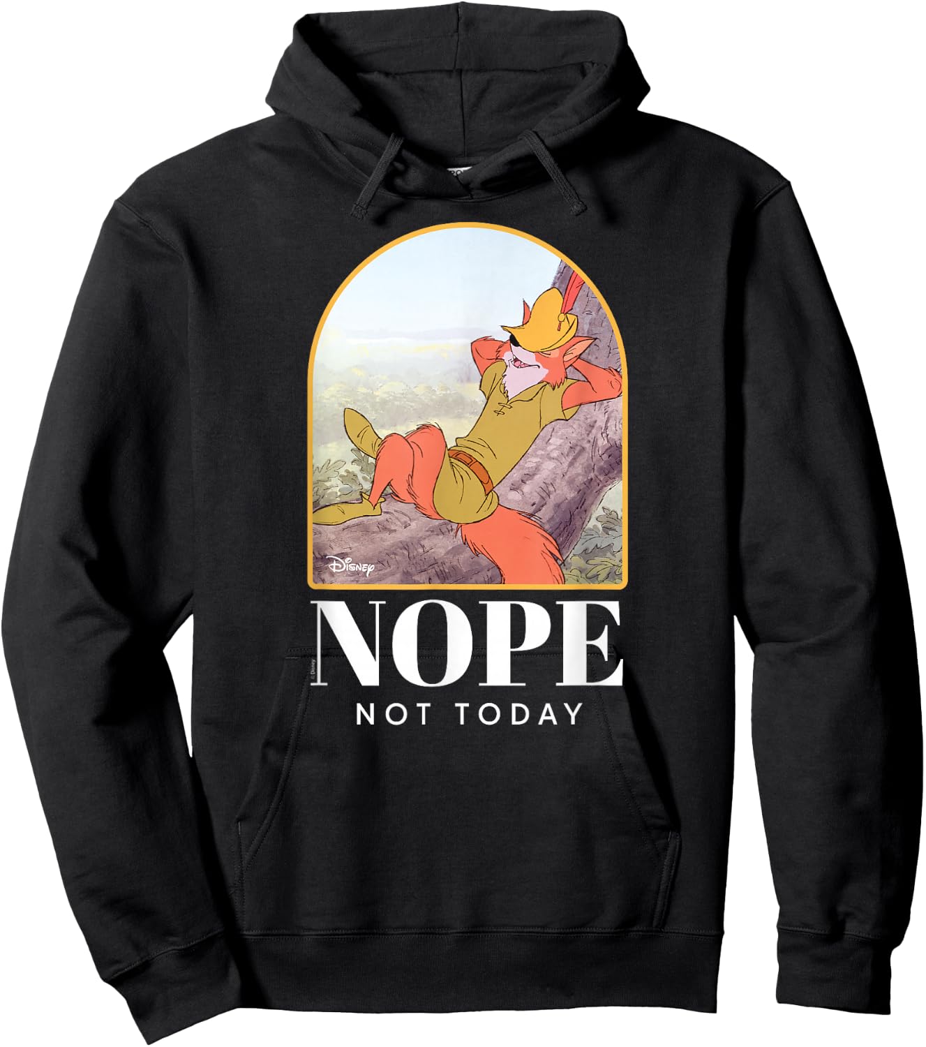 Robin Hood - Nope Not Today Hoodie - Hoodie | Black