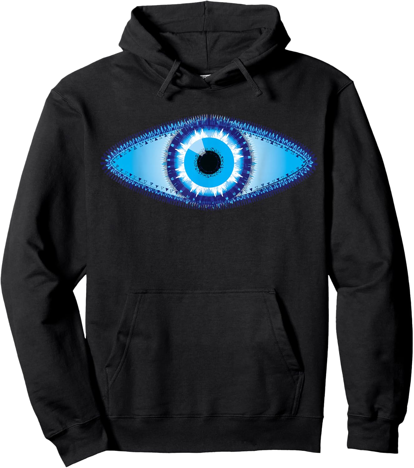 Evil Eye Shirt Nazar Protect From Evil Greek Turkish Hoodie - Hoodie | Black