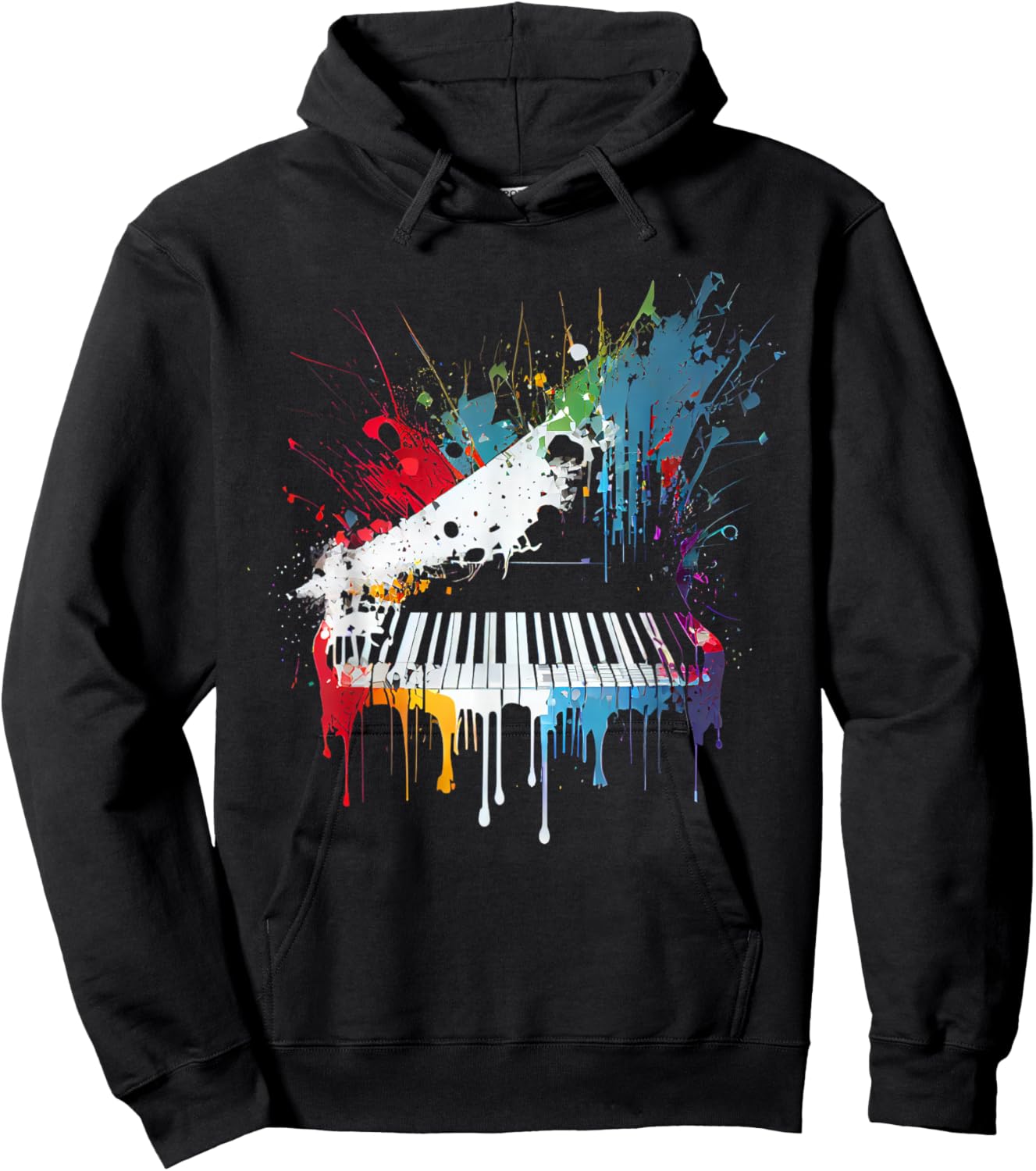 Piano Design Klavier Geschenk für Pianisten Hoodie - Hoodie | Black