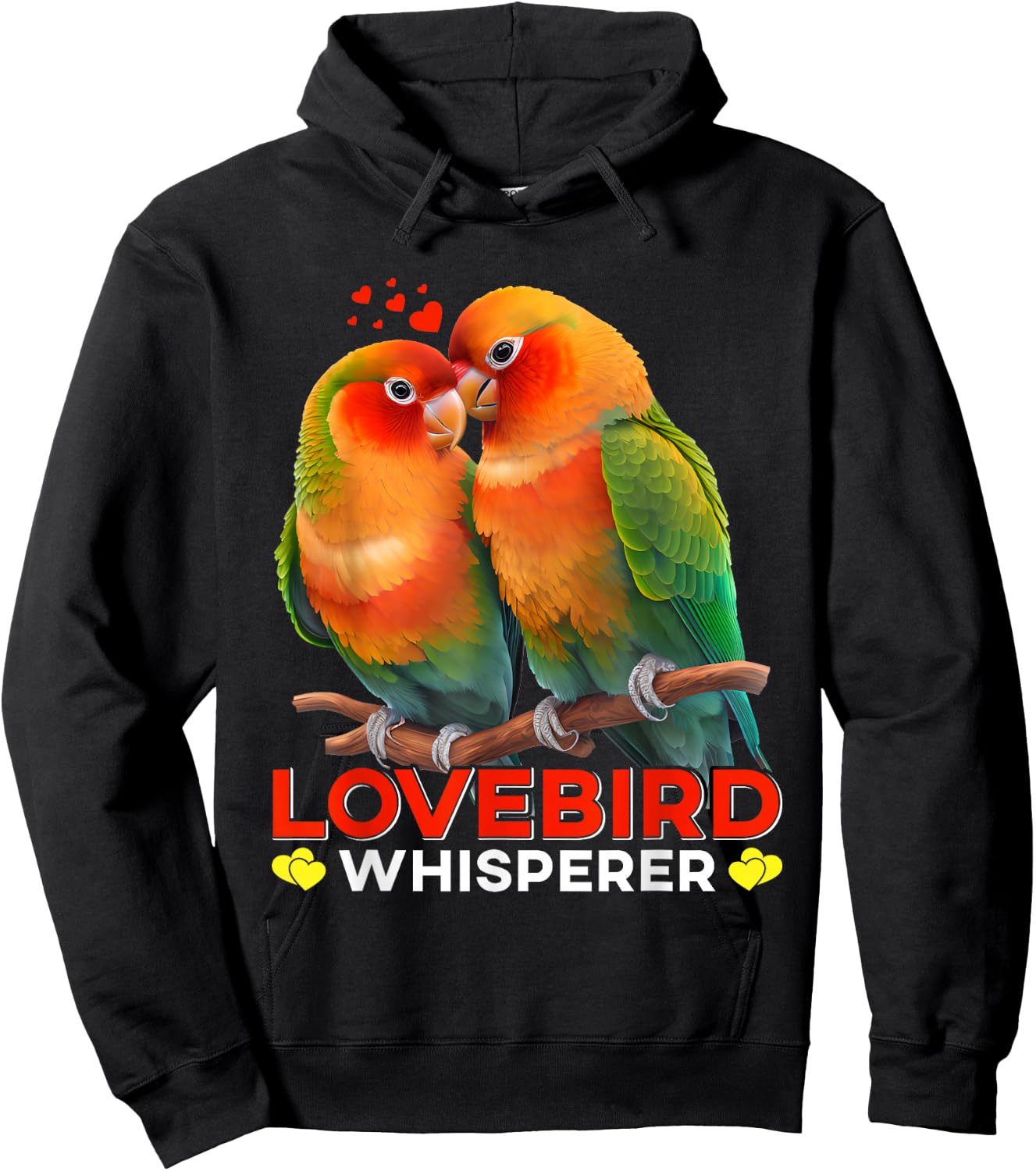 Lovebirds Whisperer Bird lover Parrot Love Bird Whisperer Hoodie - Hoodie | Black