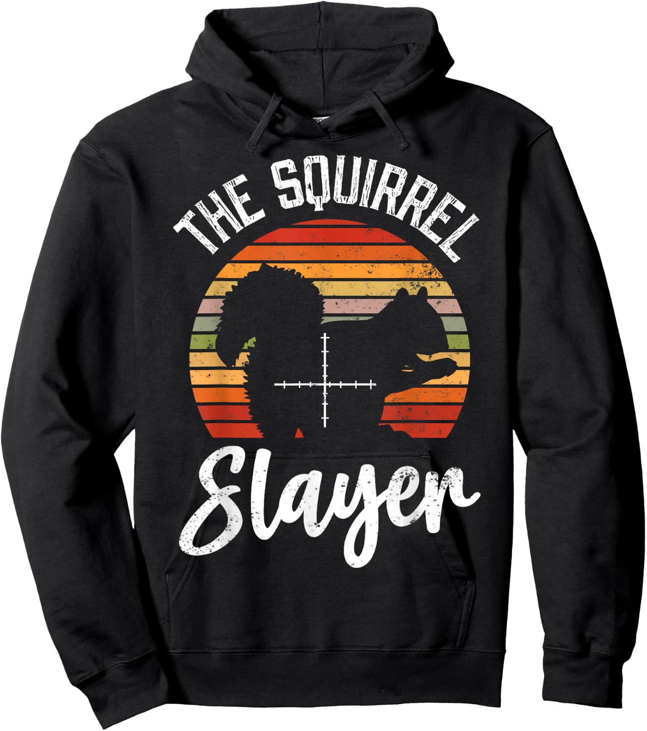 Squirrel Hunting Squirrel Slayer Hoodie - Hoodie | Black