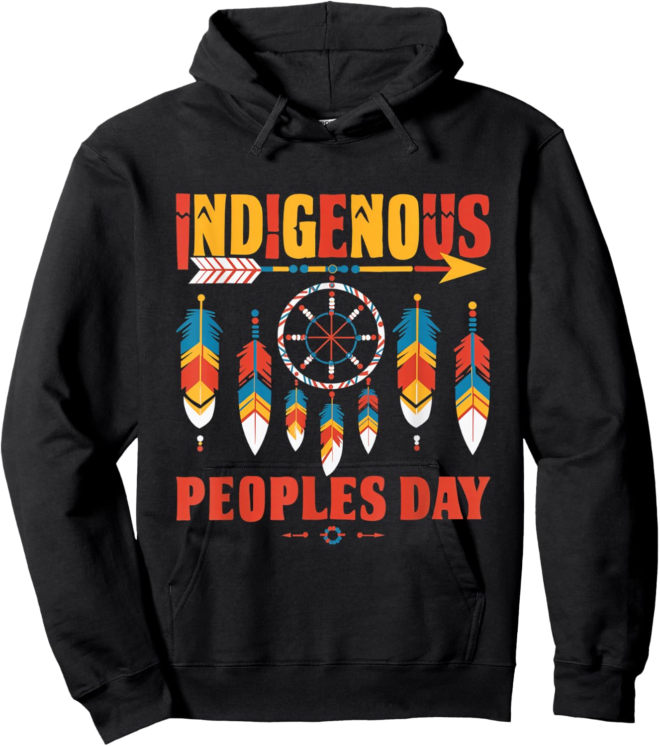 Indigenous Peoples Day Native Heritage Culture Tradition Hoodie - Hoodie | Black