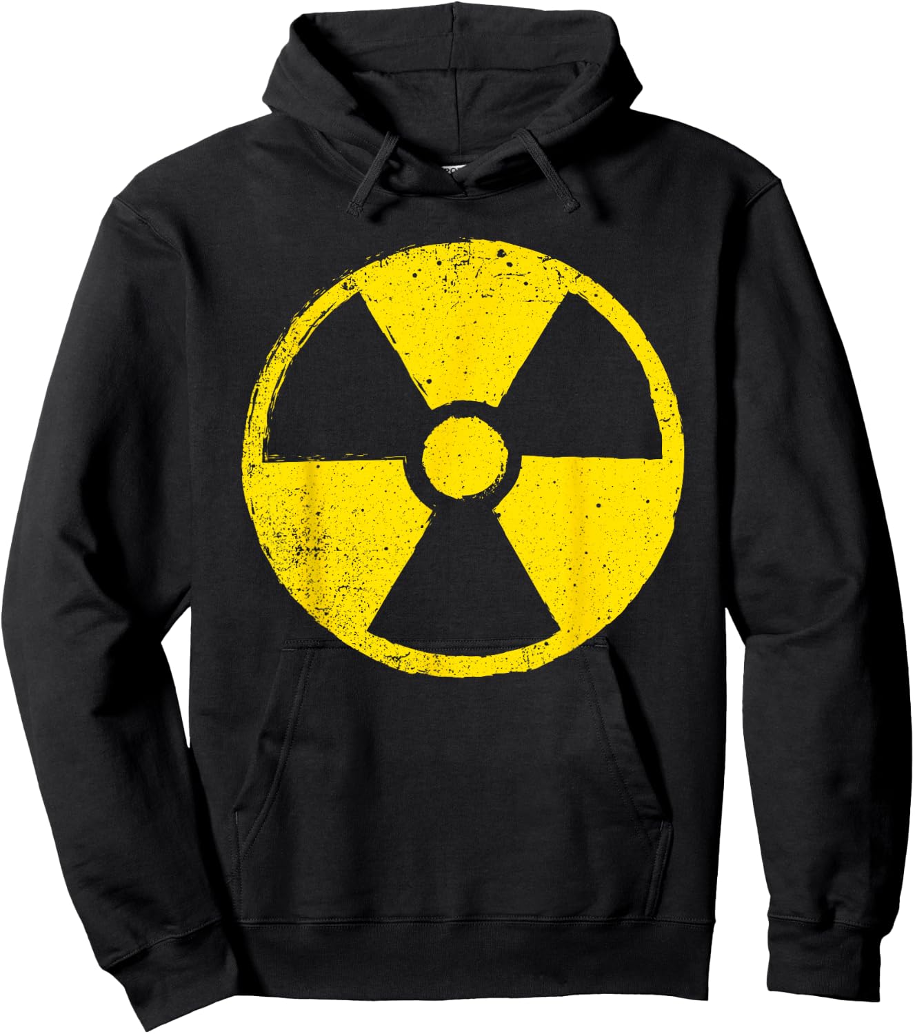 Funny Radioactive Symbol Women Biohazard Nuclear Hoodie - Hoodie | Black