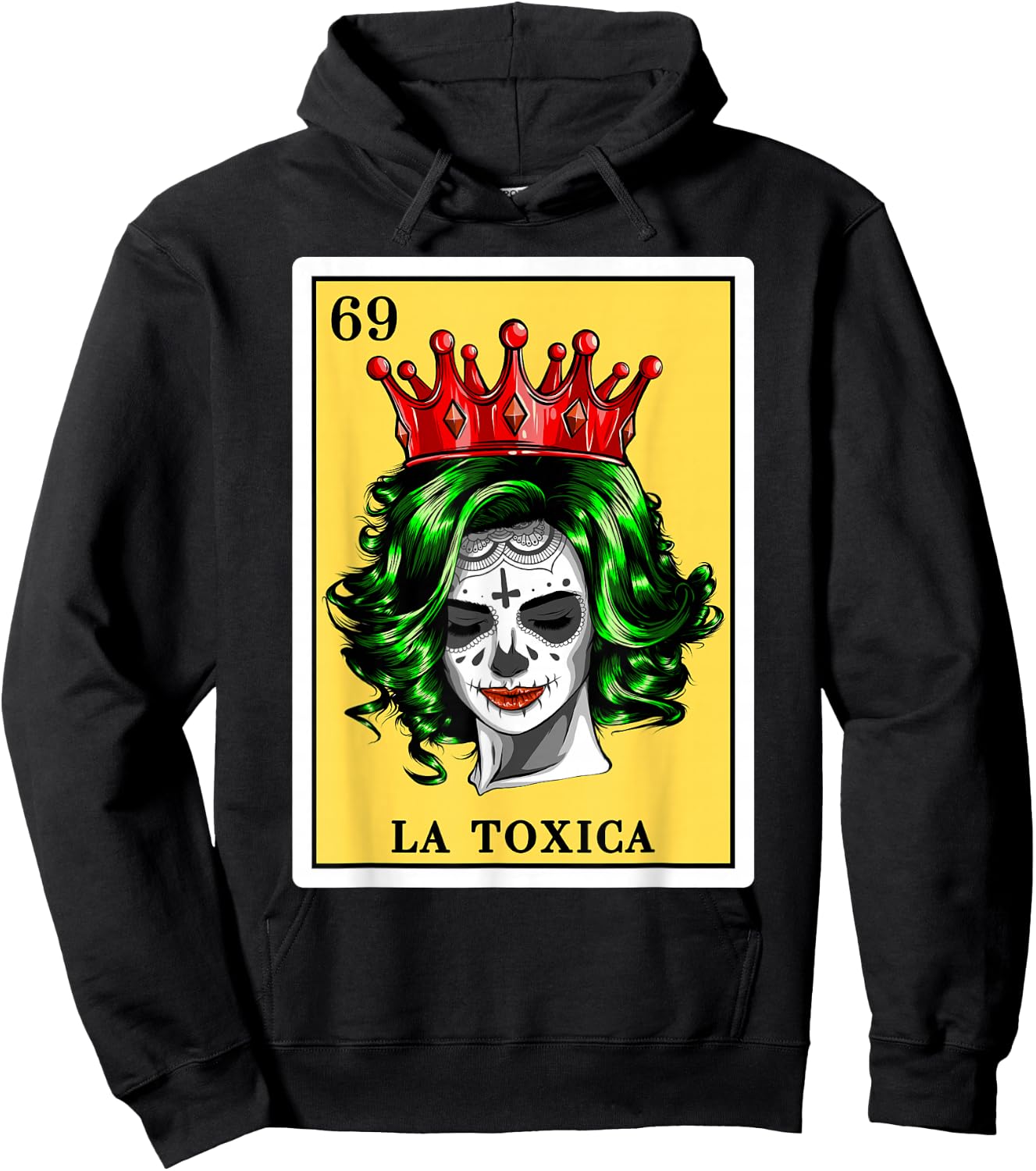 Spanish-Mexican Bingo Toxica Gifts - La Toxica Hoodie - Hoodie | Black