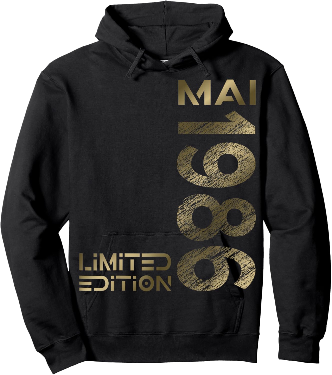 Limited Edition Mai 1986 Mann Frau 40. Geburtstag Hoodie - Hoodie | Black