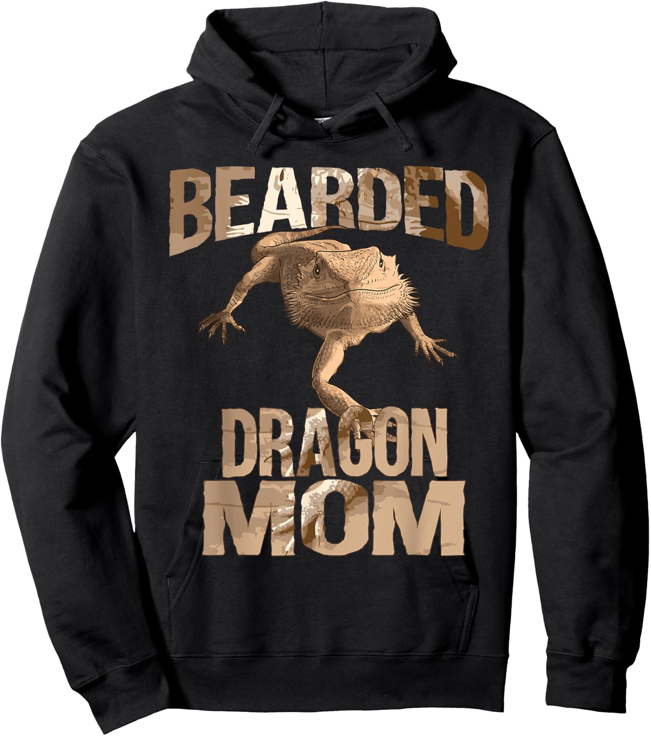 Cool Bearded Dragon Art Girls Bearded Dragon Lover Hoodie - Hoodie | Black
