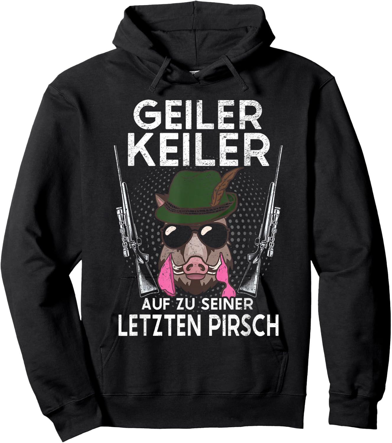 JGA Jäger Geiler Keiler Junggesellenabschied Jagd Hoodie - Hoodie | Black