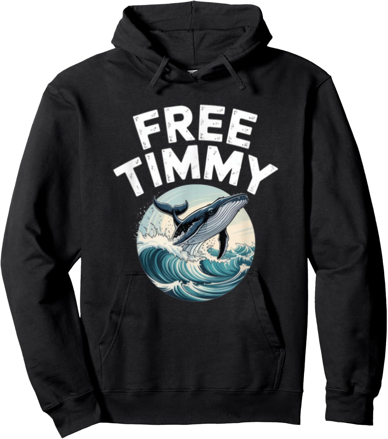 Buckelwal Timmy Walrettung Wismar Timmendorfer Strand Ostsee Hoodie - Hoodie | Black