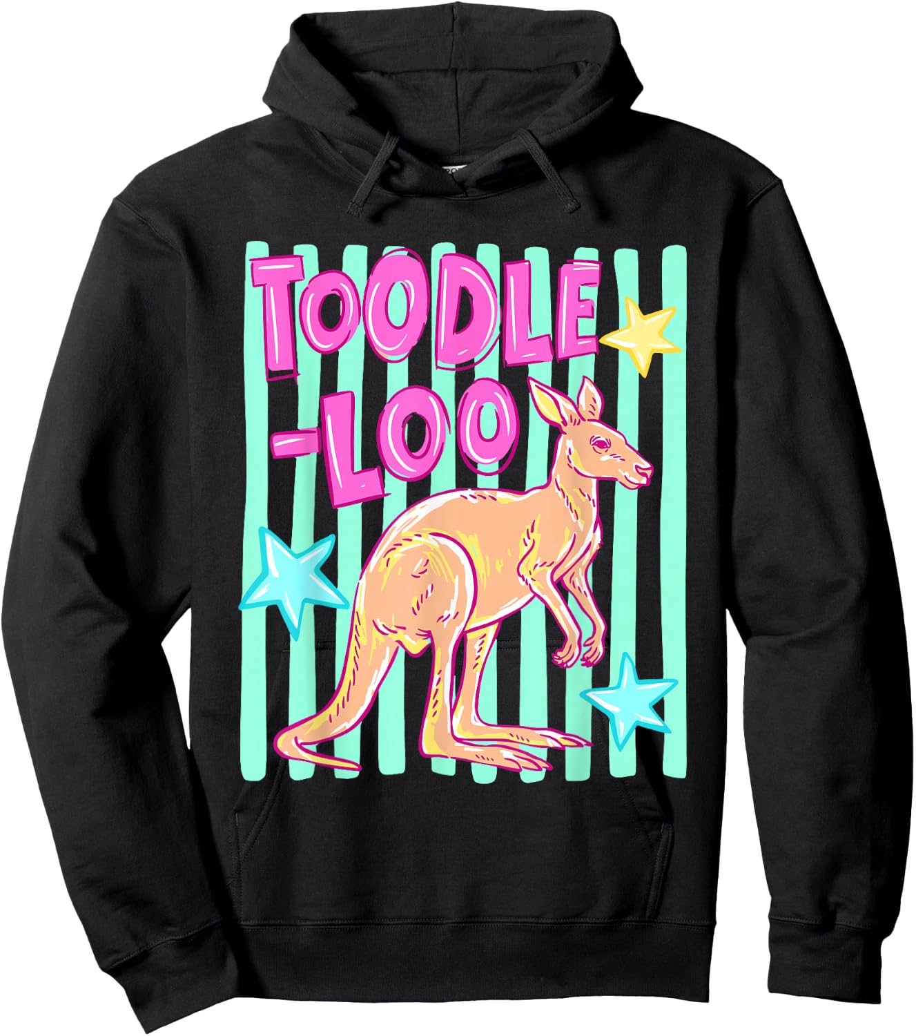 Toodle-Loo Kangaroo Teacher Last Day of School End of Year Hoodie - Hoodie | Black