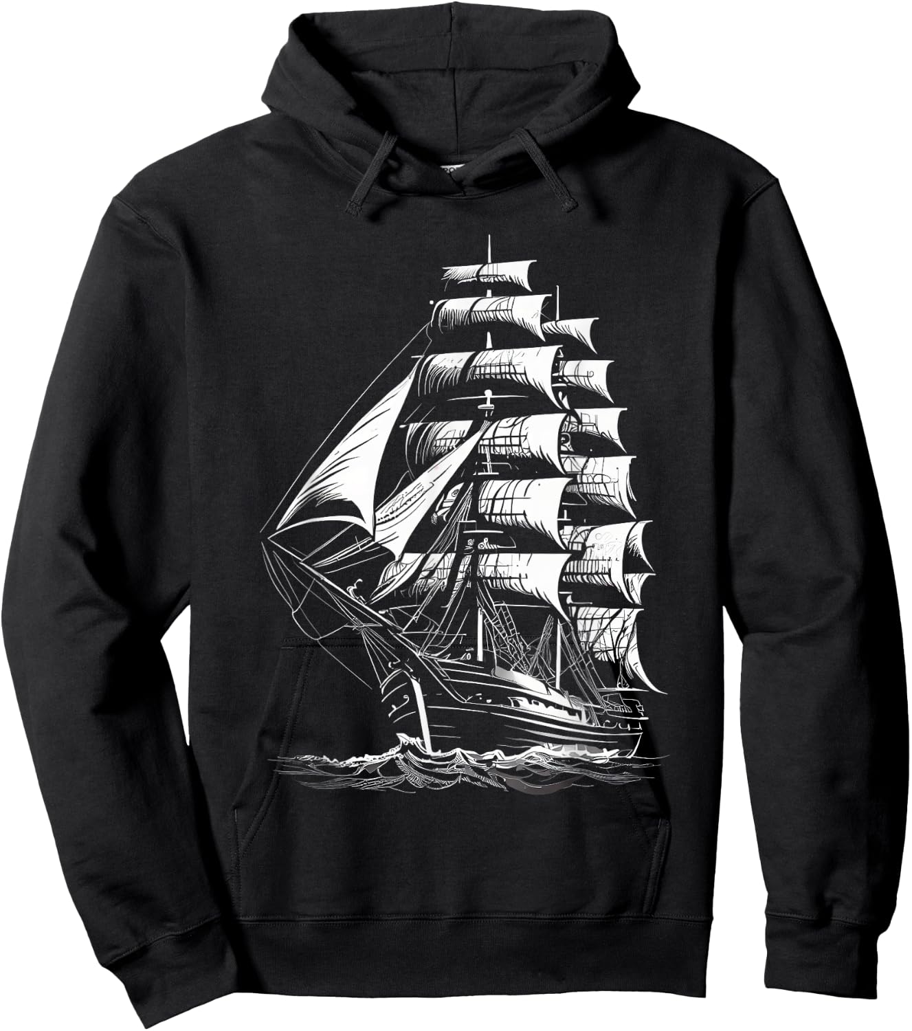 Sailing Sailing Boat Sailing Sailing Water Sports Sailing Ship , black Hoodie - Hoodie | Black