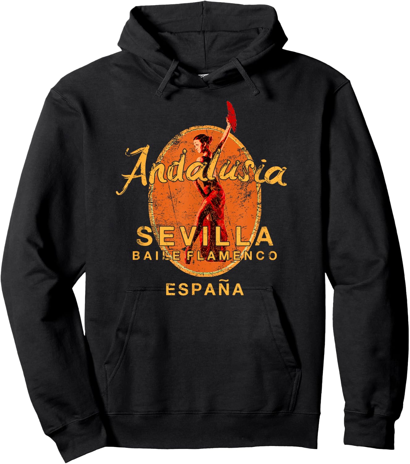 Spain Seville Flamenco Dance Andalusia Sevilla Espana Hoodie - Hoodie | Black