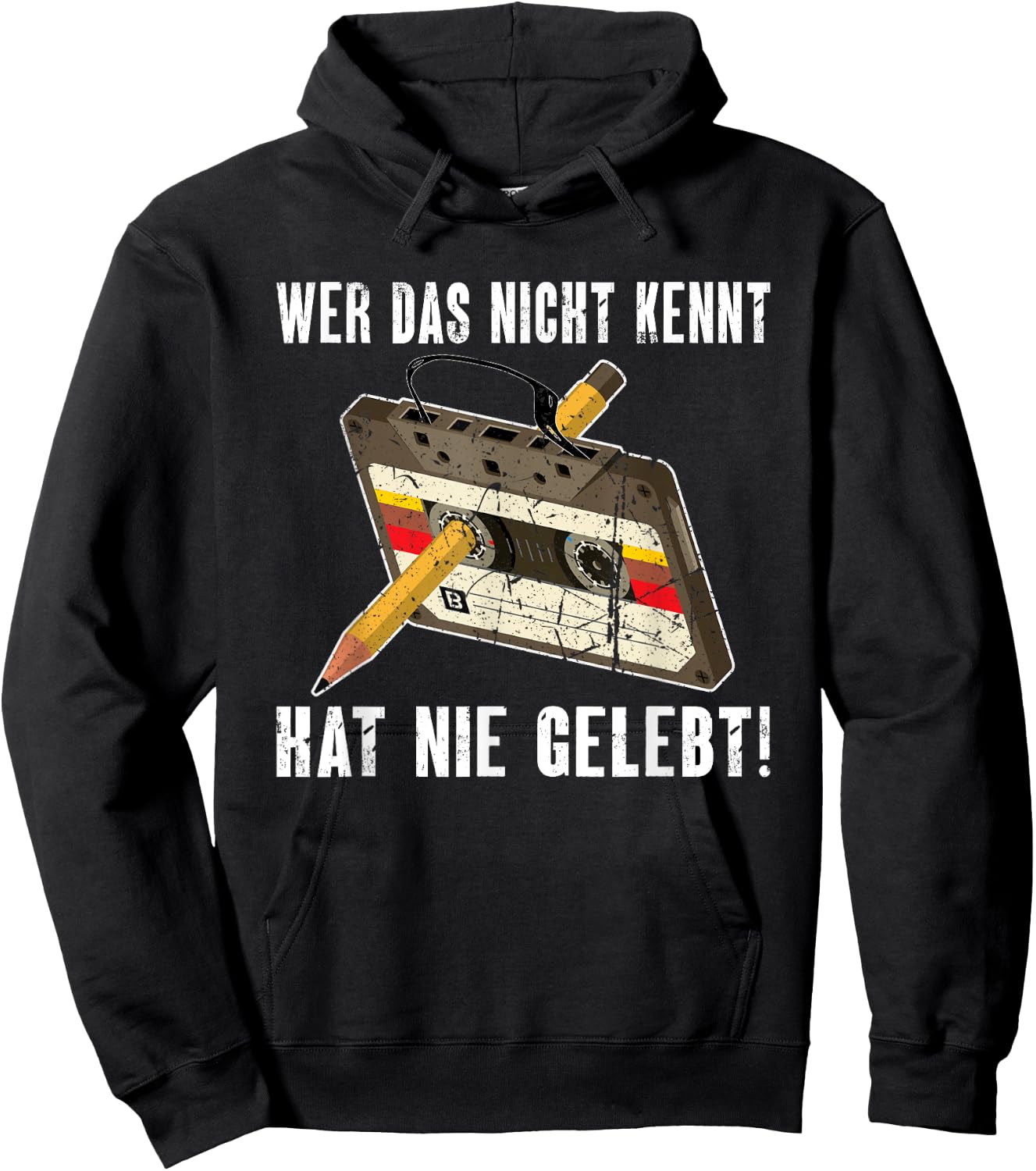 80s Outfit, Men's 90s Outfit, Women's Hoodie - Hoodie | Black