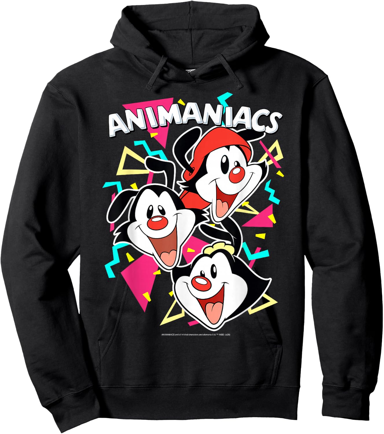 Animaniacs Yakko Wakko & Dot Party Portrait Small Hoodie - Hoodie | Black