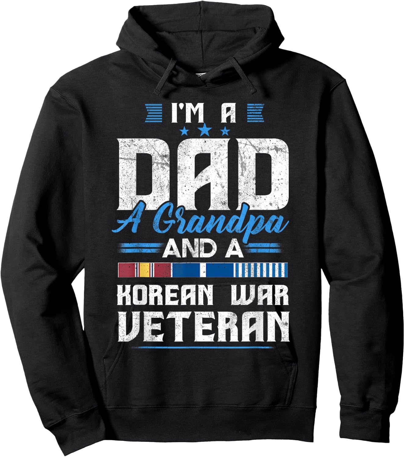 Korean War Veteran Grandparent Korean Vet for Dad or Grandpa Hoodie - Hoodie | Black