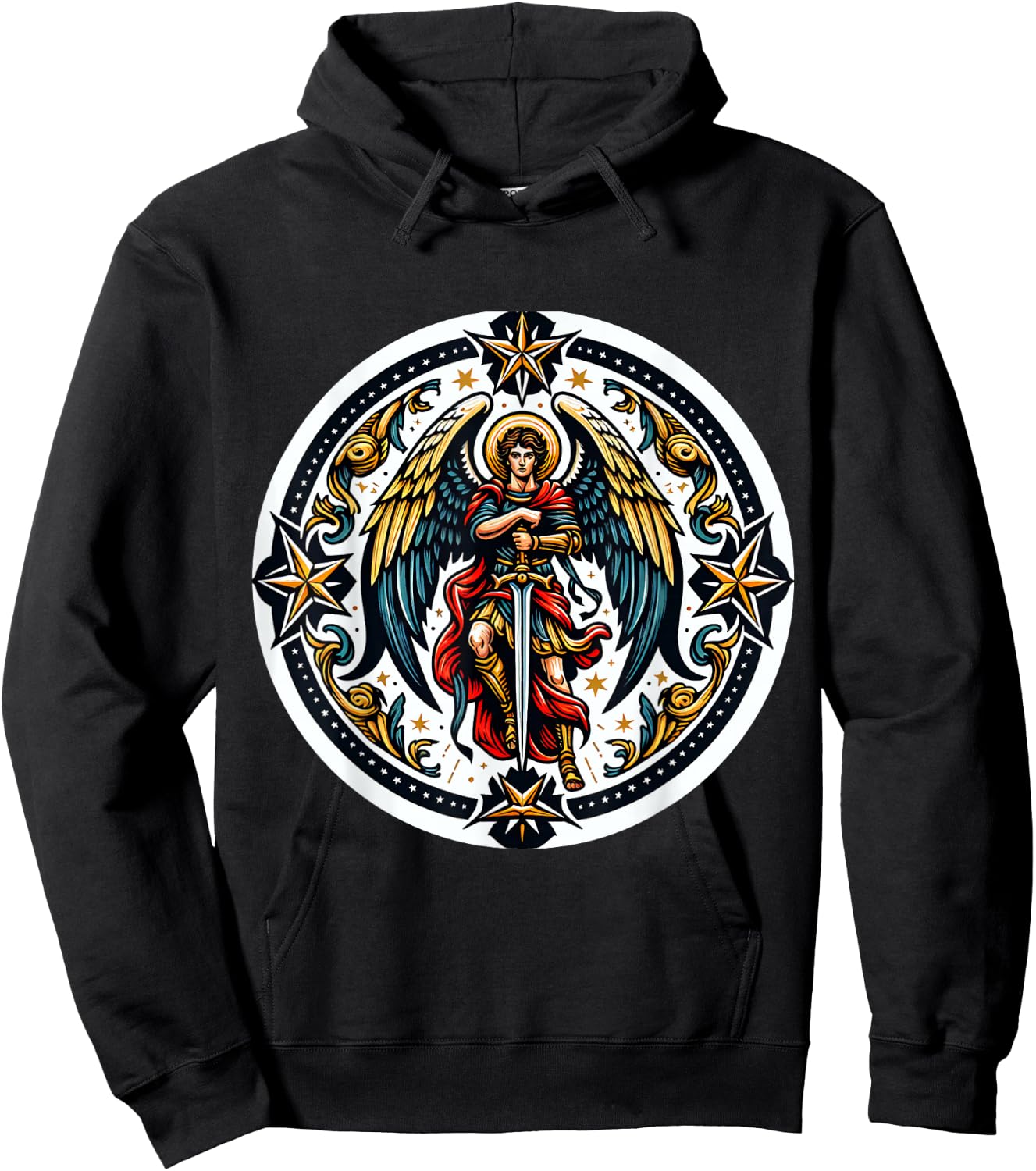 Patron Saint Michael Archangel Angels Costume Hoodie - Hoodie | Black