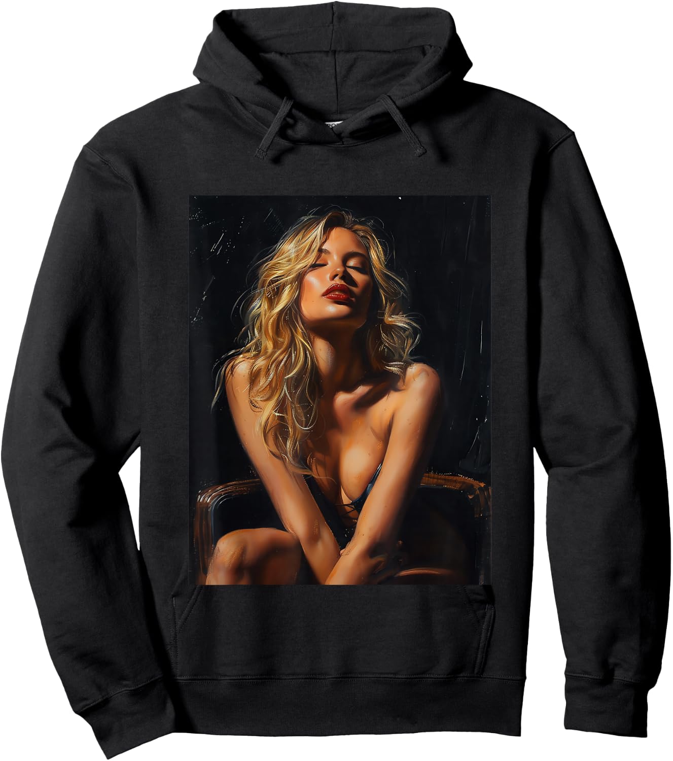 Tattoo sexy girl model , Black, S Hoodie - Hoodie | Black