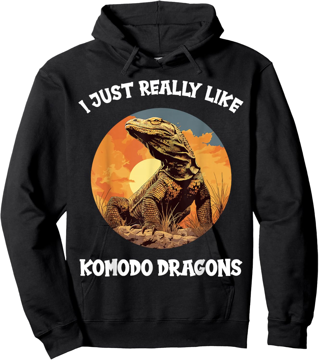 I just really like Komodo Dragons. Komodo Dragon Hoodie - Hoodie | Black