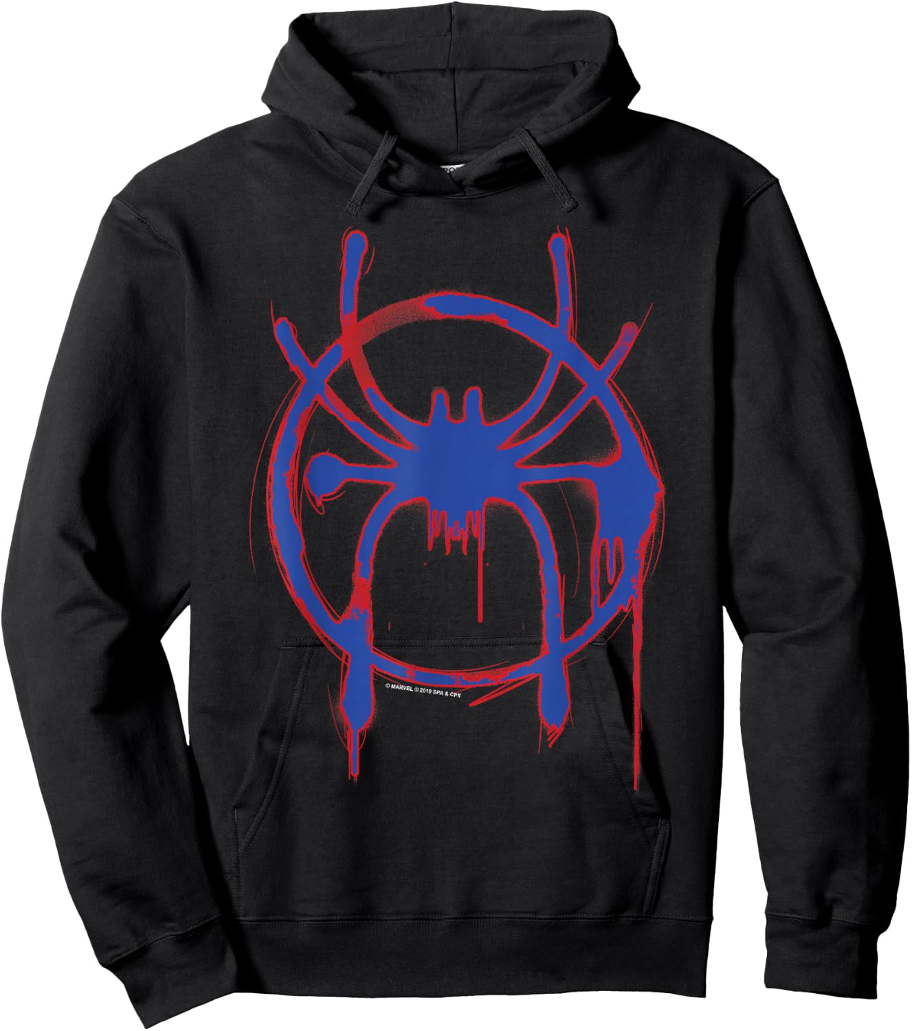 Marvel Into The Spider-Verse Spray Paint Logo Hoodie - Hoodie | Black