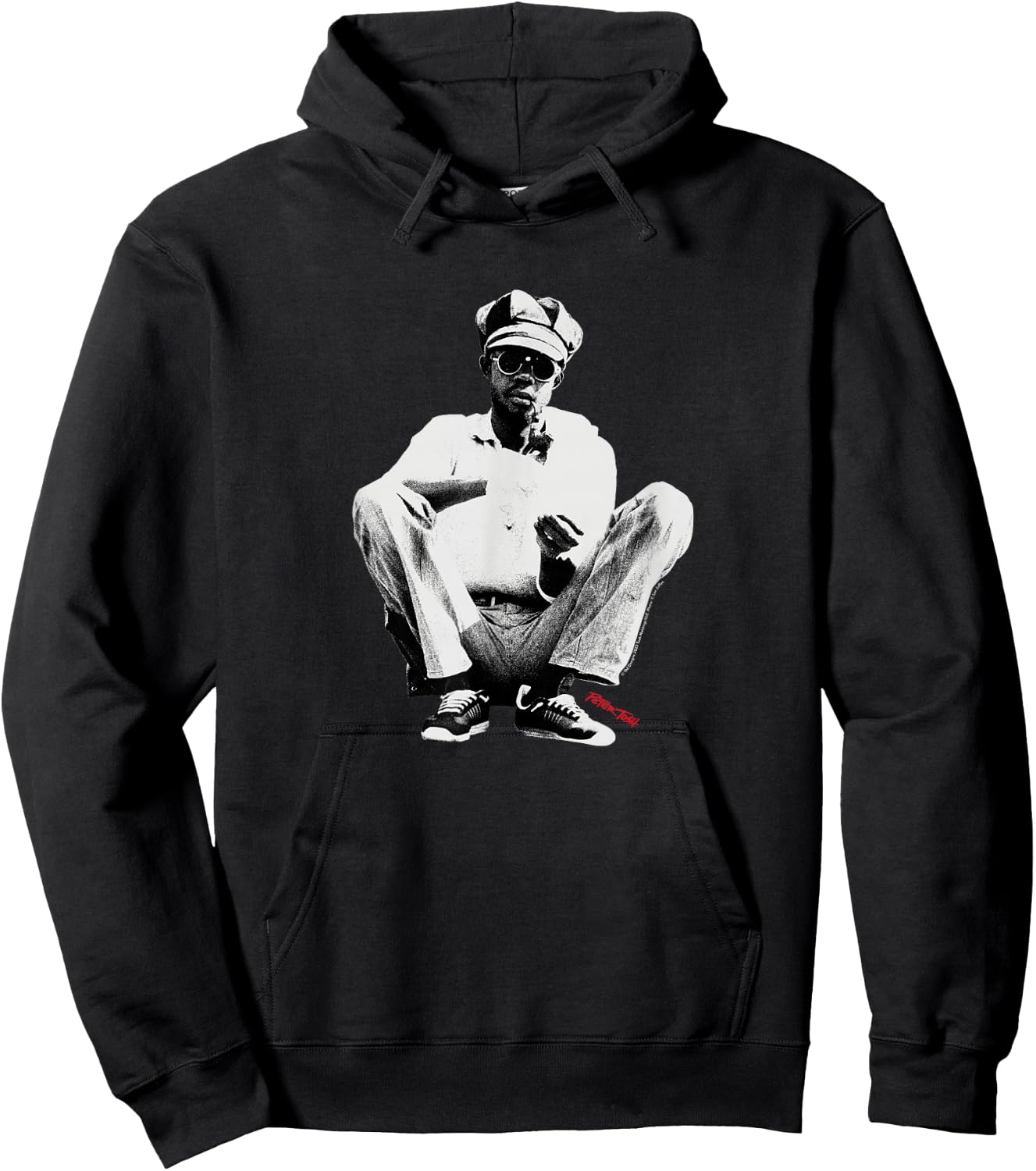 Peter Tosh Sitting Photo by Lee Jaffee Hoodie - Hoodie | Black