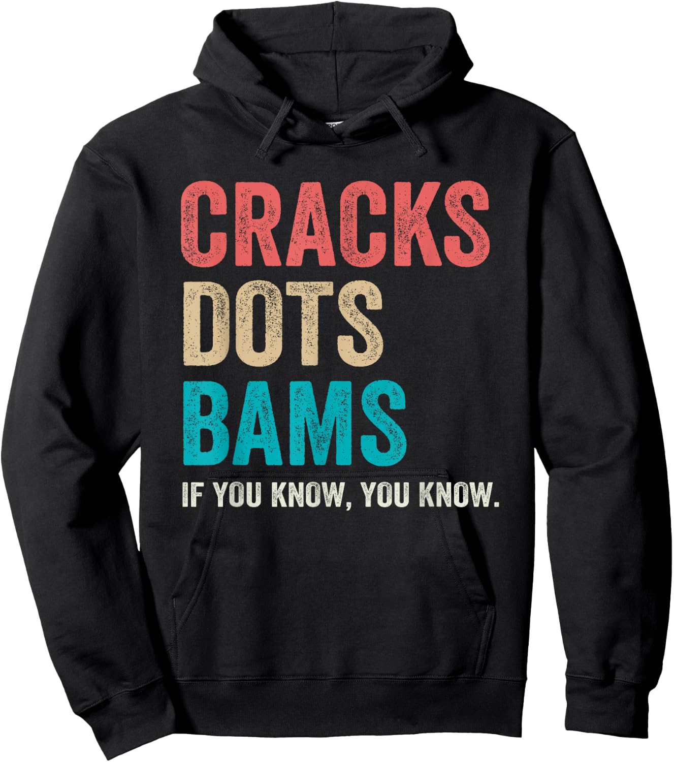 Cracks Dots Bams If You Know Chinese Mahjong Lover Mah-Jongg Hoodie - Hoodie | Black