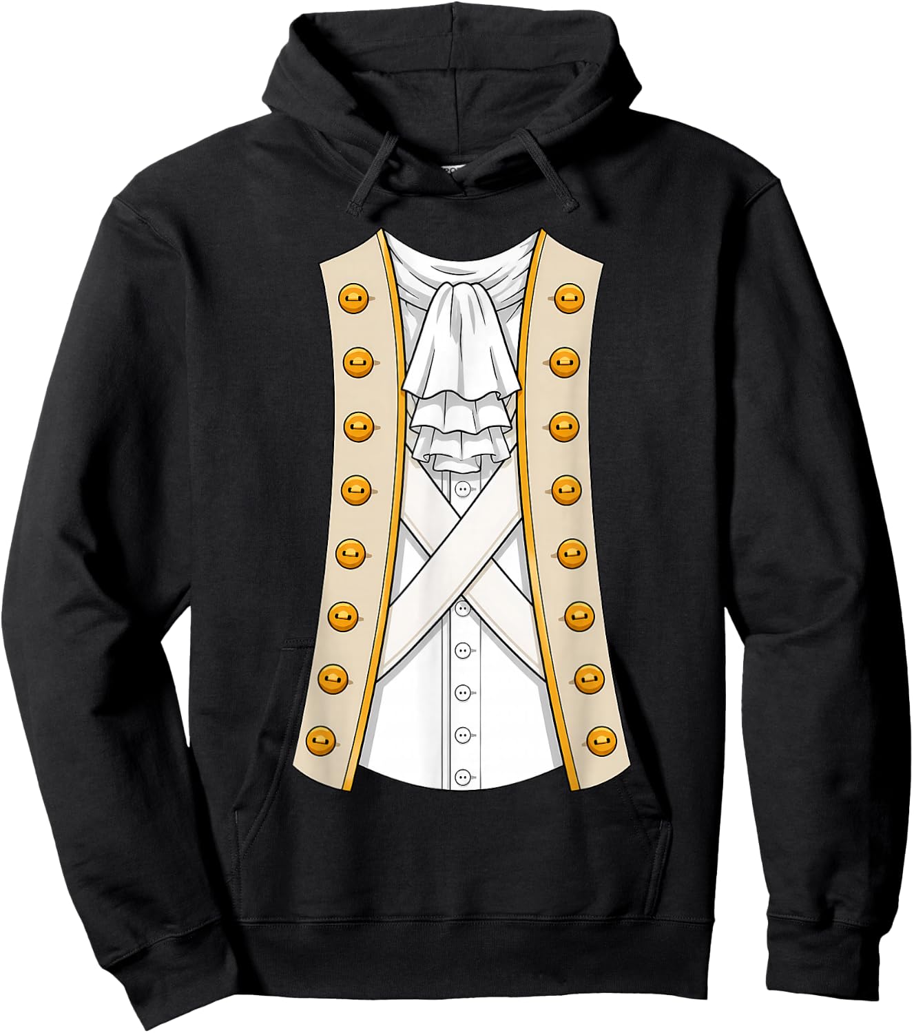 George Washington Revolutionary War Costume Hoodie - Hoodie | Black