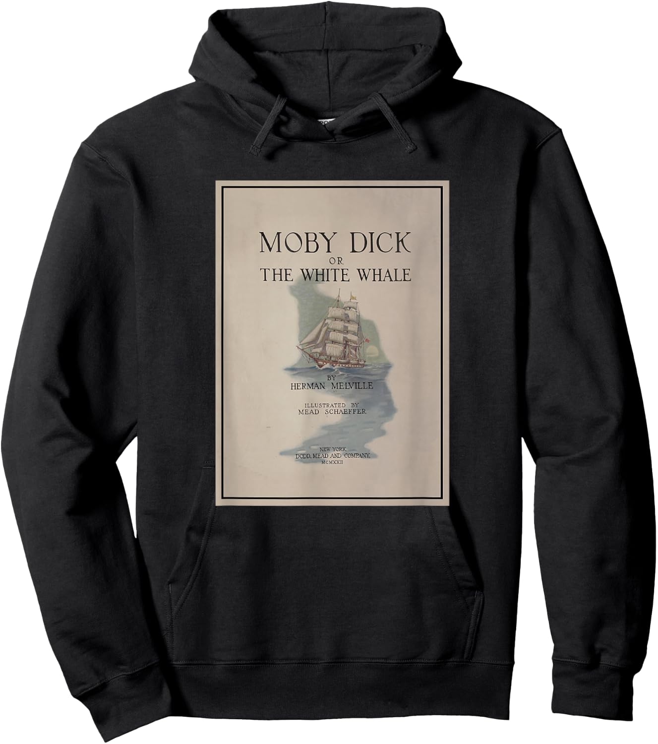 Moby Dick Cover Hoodie - Hoodie | Black