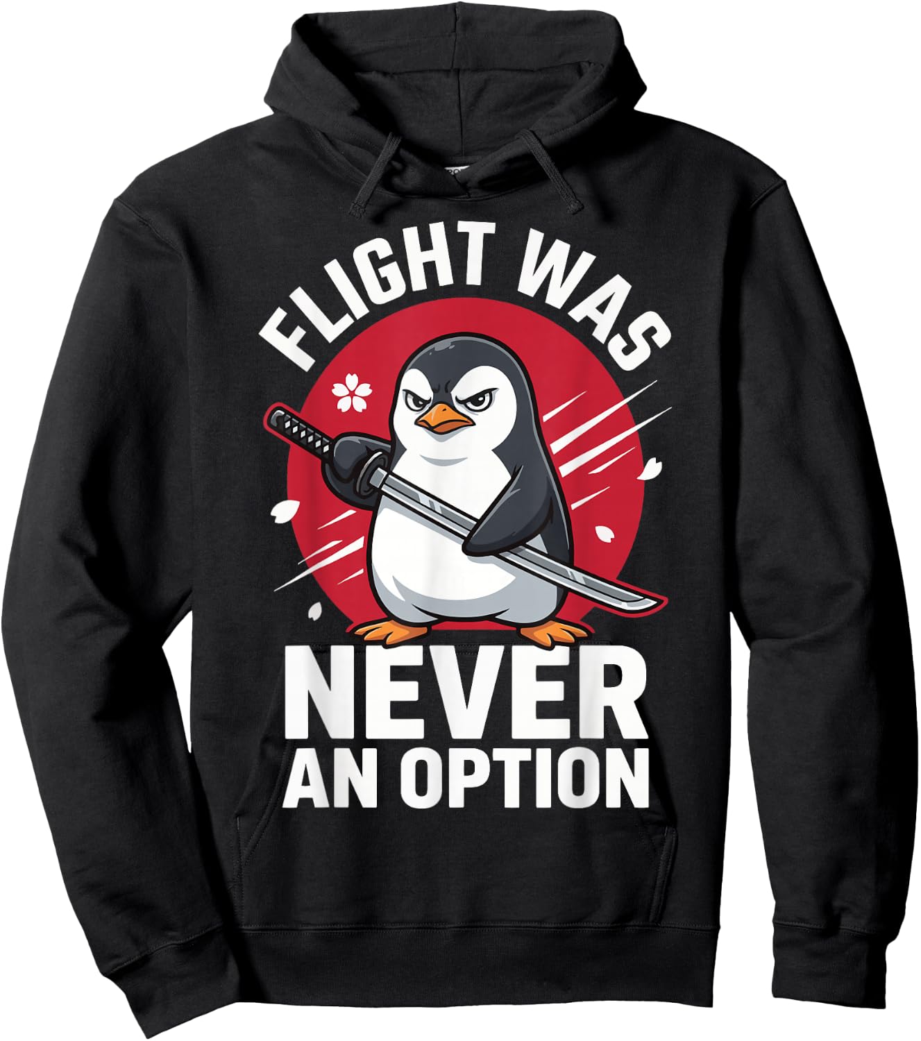 Flight was Never an Option Hoodie - Hoodie | Black