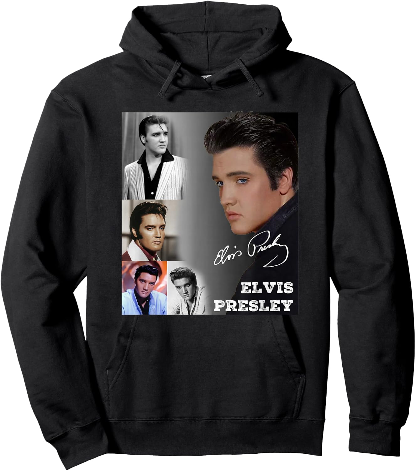Elvis Presley_005 , black Hoodie - Hoodie | Black