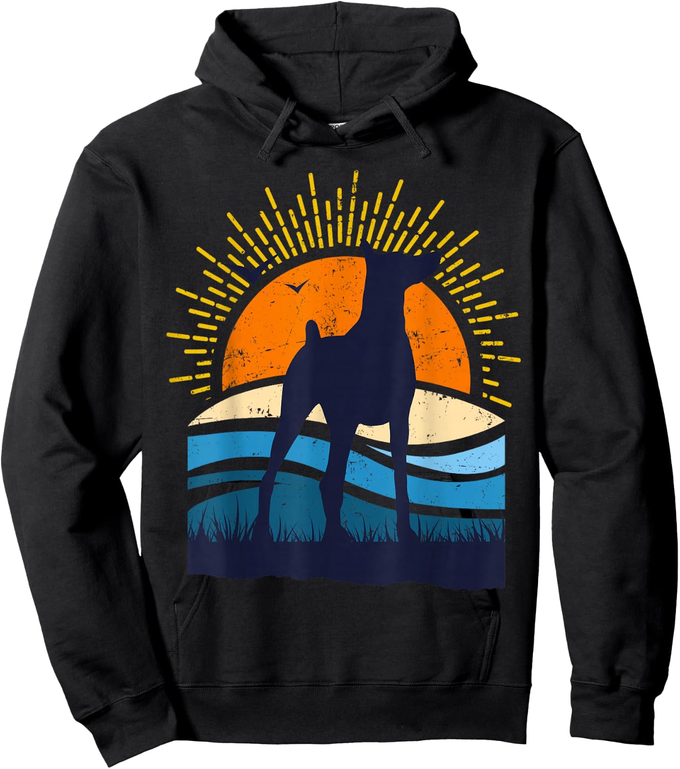 Doberman Pinscher Dobie Dog Hoodie - Hoodie | Black