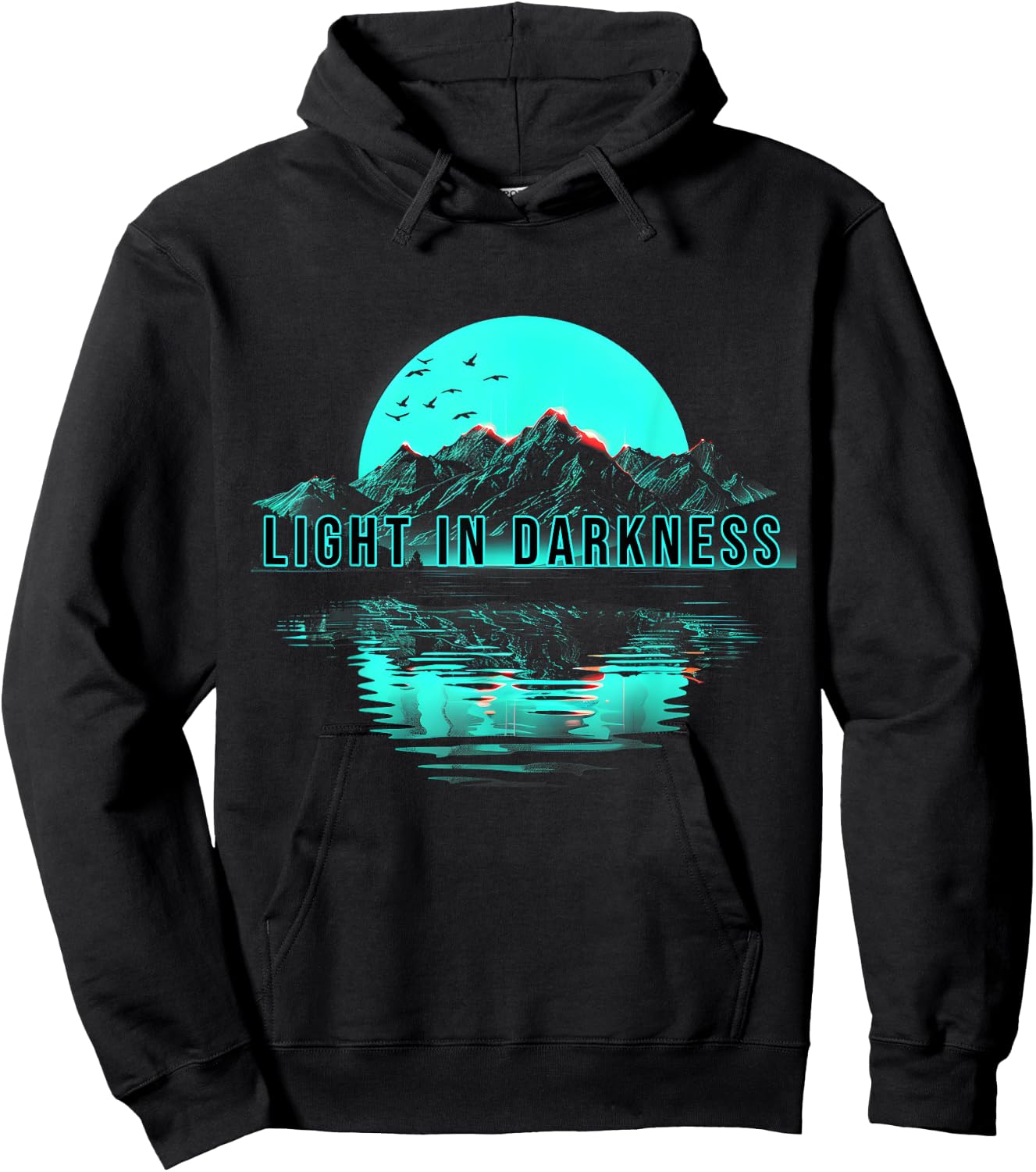 great Mountain Graphic Ideal for Hiking and Exploration Hoodie - Hoodie | Black