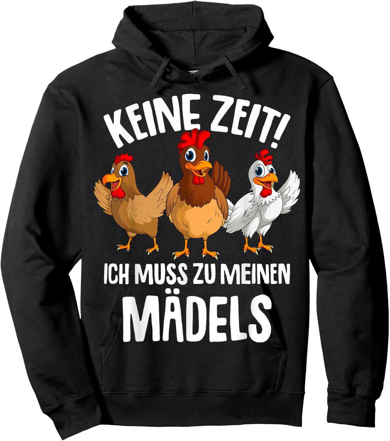 Chicken Farmer Chicken , black Hoodie - Hoodie | Black