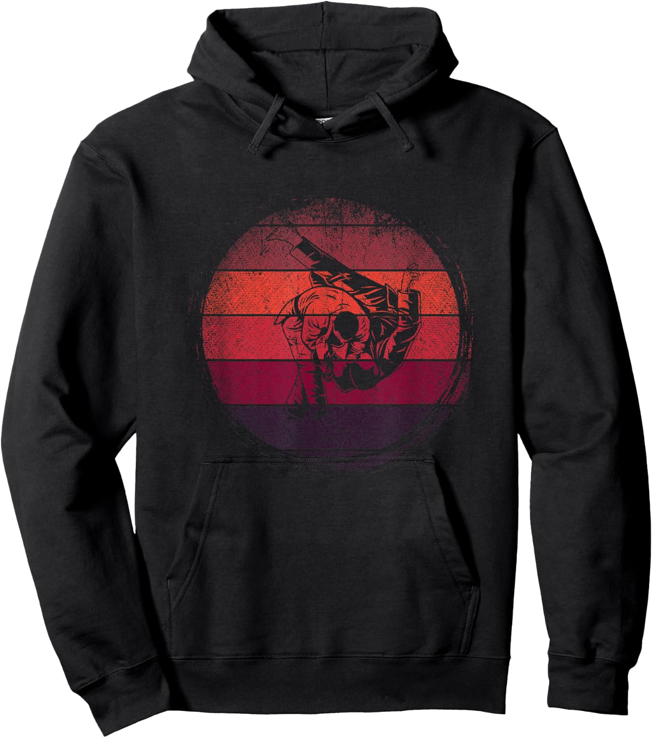 Distressed Judo Hoodie - Hoodie | Black