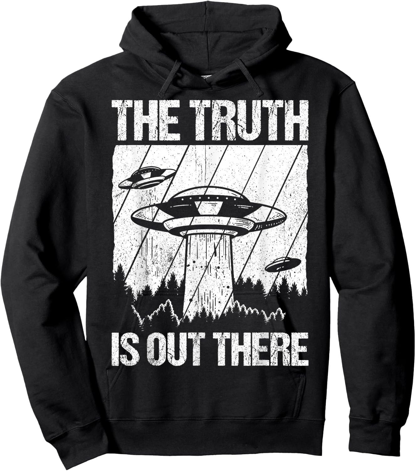 The Truth Is Out There Ufo Alien Alien Fan Ufo Lover , black Hoodie - Hoodie | Black