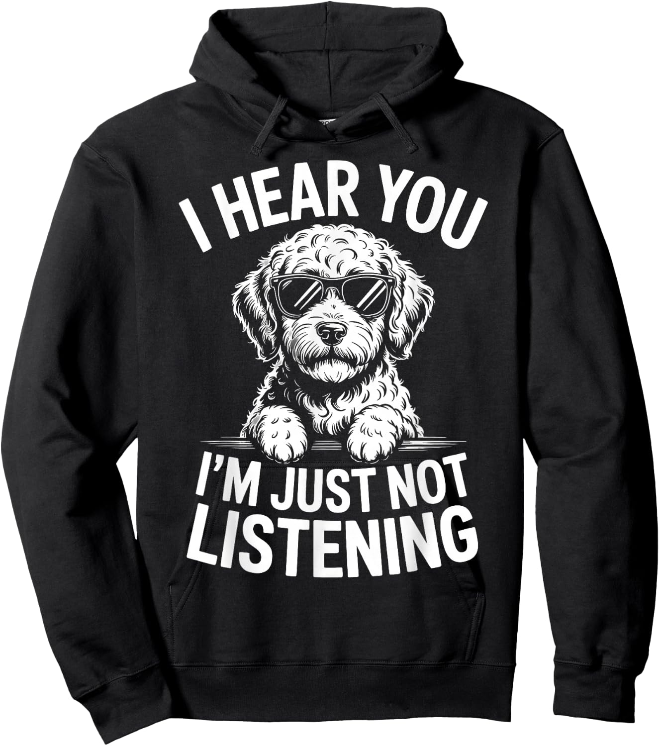 Labradoodle Lustiger Labradoodle Hoodie - Hoodie | Black