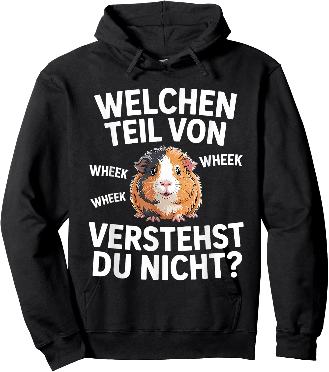 Welchen Teil Von Wheek Meerschweinchen Hoodie - Hoodie | Black