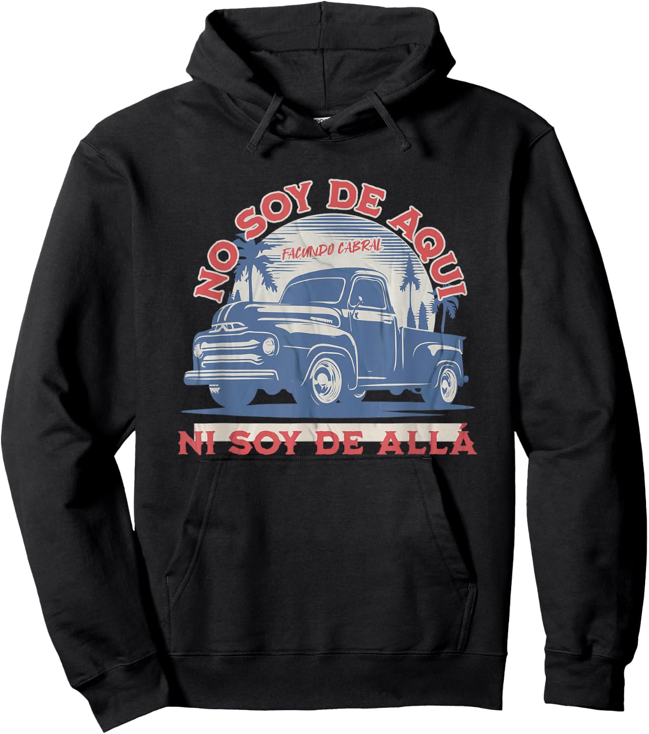 No Soy De Aqui Ni Soy De Alla Facundo Cabral Hoodie - Hoodie | Black
