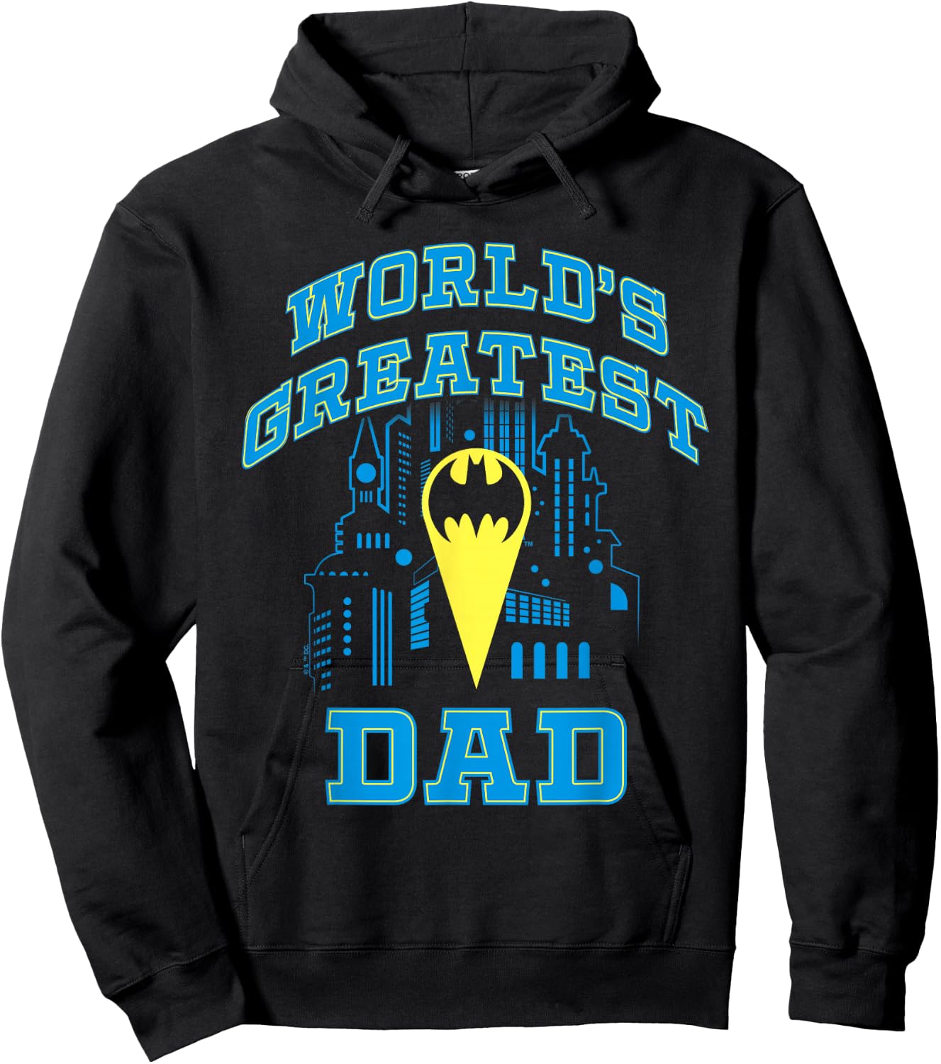 Batman Father's Day World's Greatest Dad Hoodie - Hoodie | Black