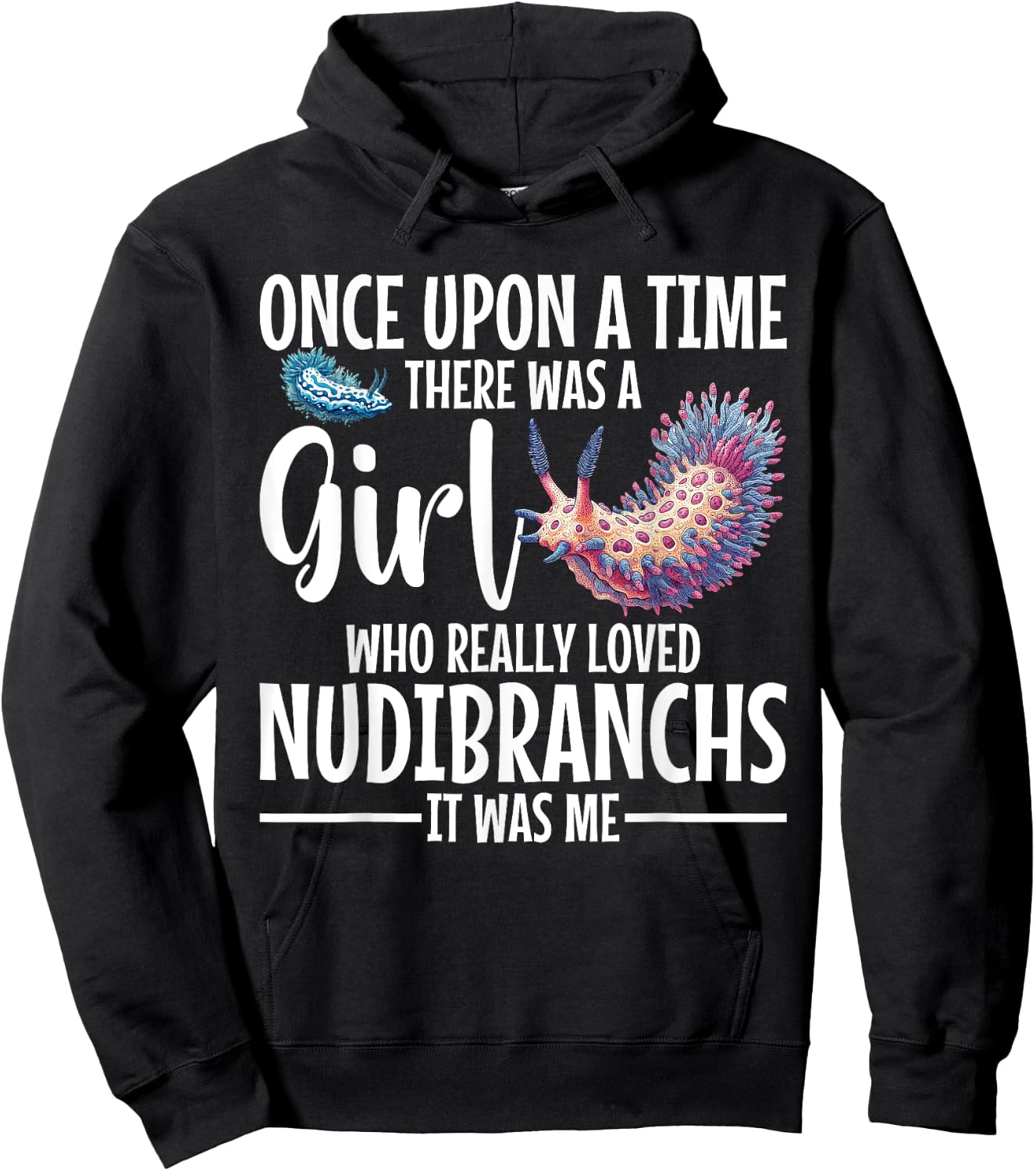 Nudibranch Costume Sea Snail Lover Biologist Aquarist Hoodie - Hoodie | Black