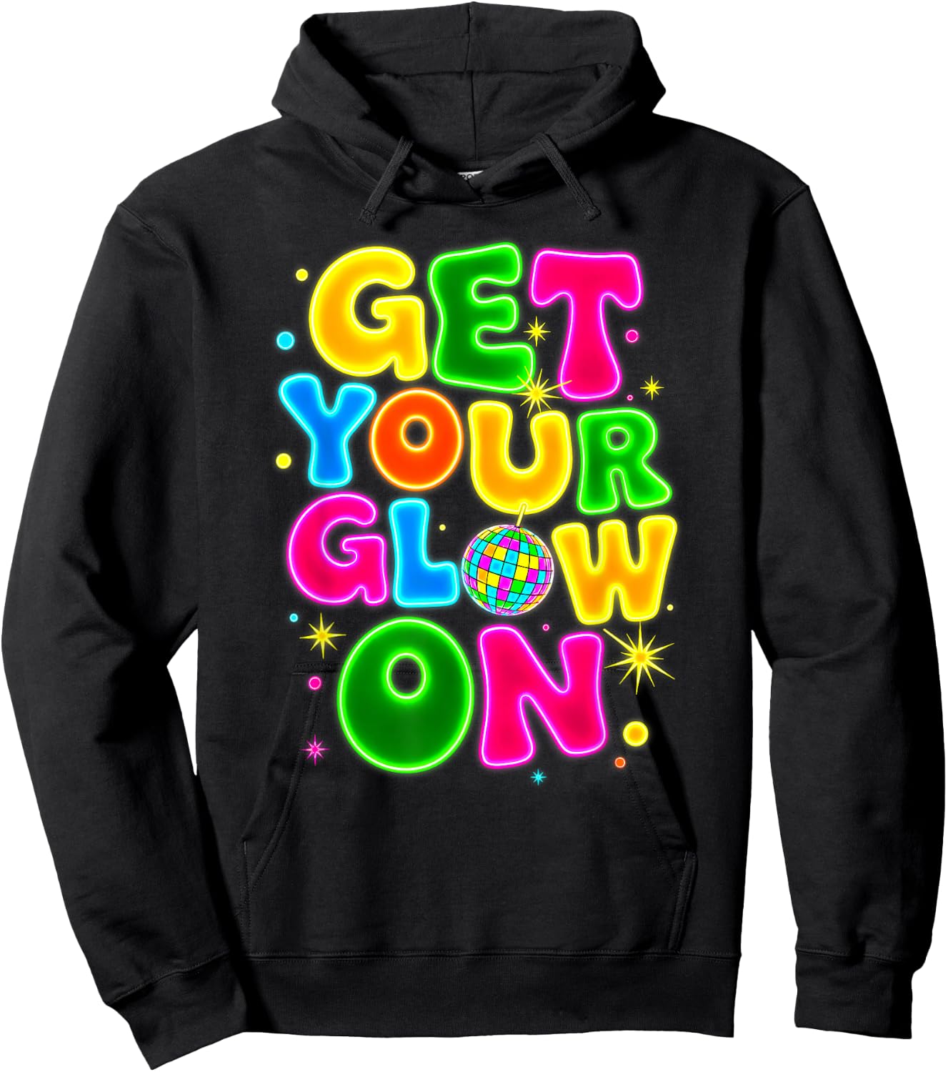 Get Your On in My Glowing Era Group Team Party Squad Gifts Hoodie - Hoodie | Black