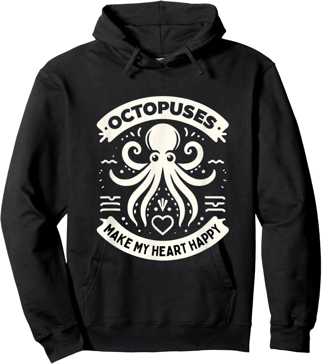 Funny Octopus Shirt Octopuses Octopi Cephalopod Kraken Hoodie - Hoodie | Black