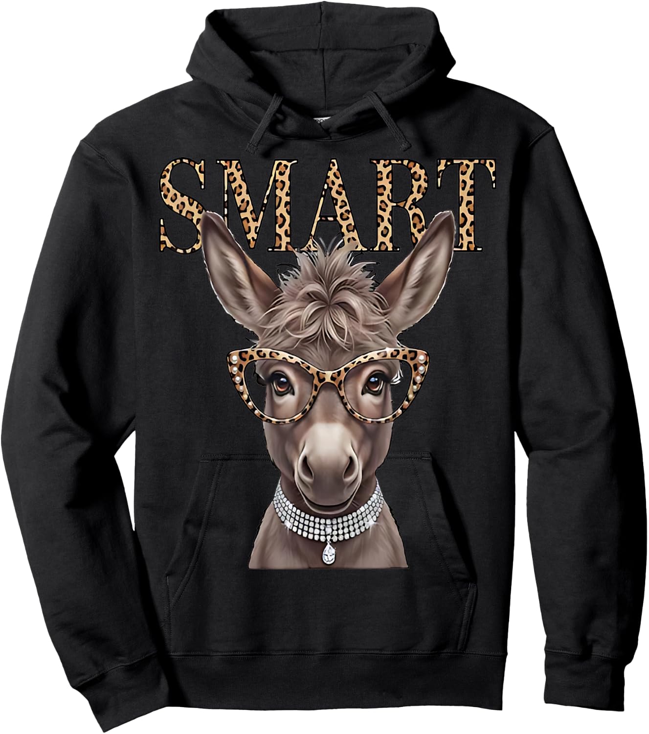 T-Shirt Hoodie - Hoodie | Black