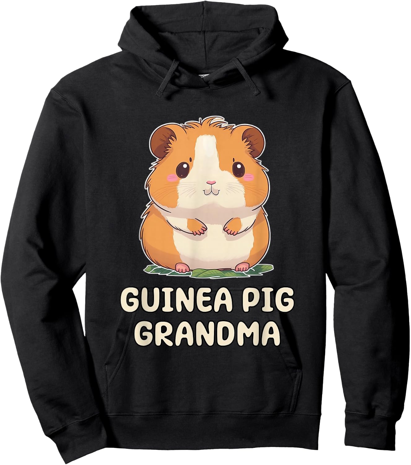 Funny, Cute Guinea Pig Grandma Grandmother Nana Hoodie - Hoodie | Black