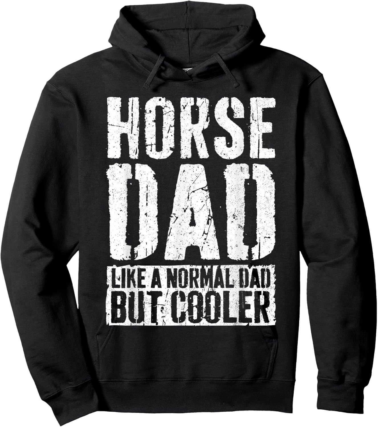 Pferd Papa Shirt Herren Vatertag Pferd Papa Hoodie - Hoodie | Black