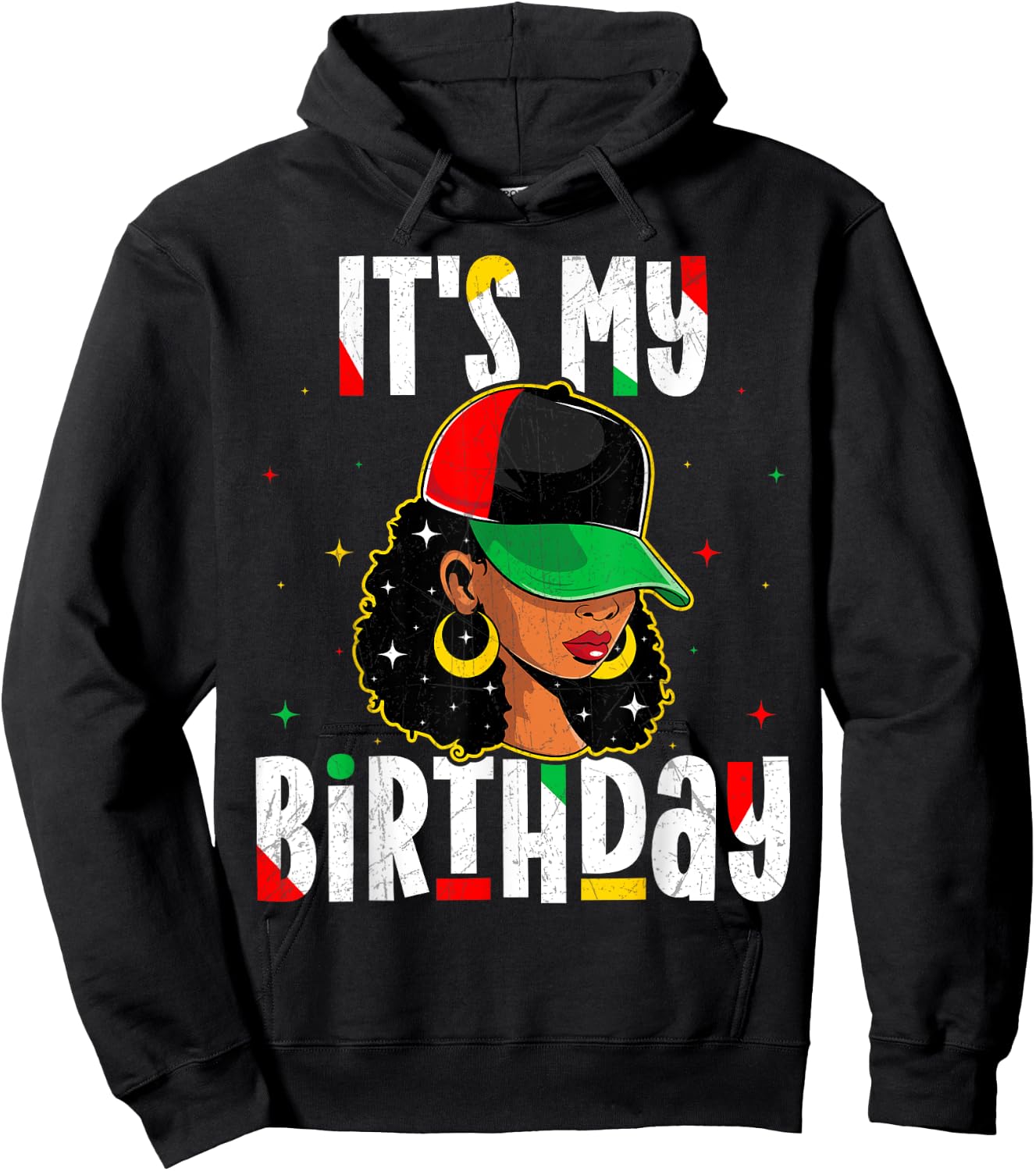 Juneteenth Its My Birthday 1865 American African Black Women Hoodie - Hoodie | Black