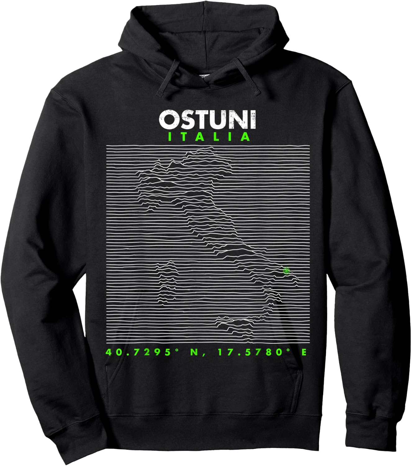 Italy - Ostuni Hoodie - Hoodie | Black