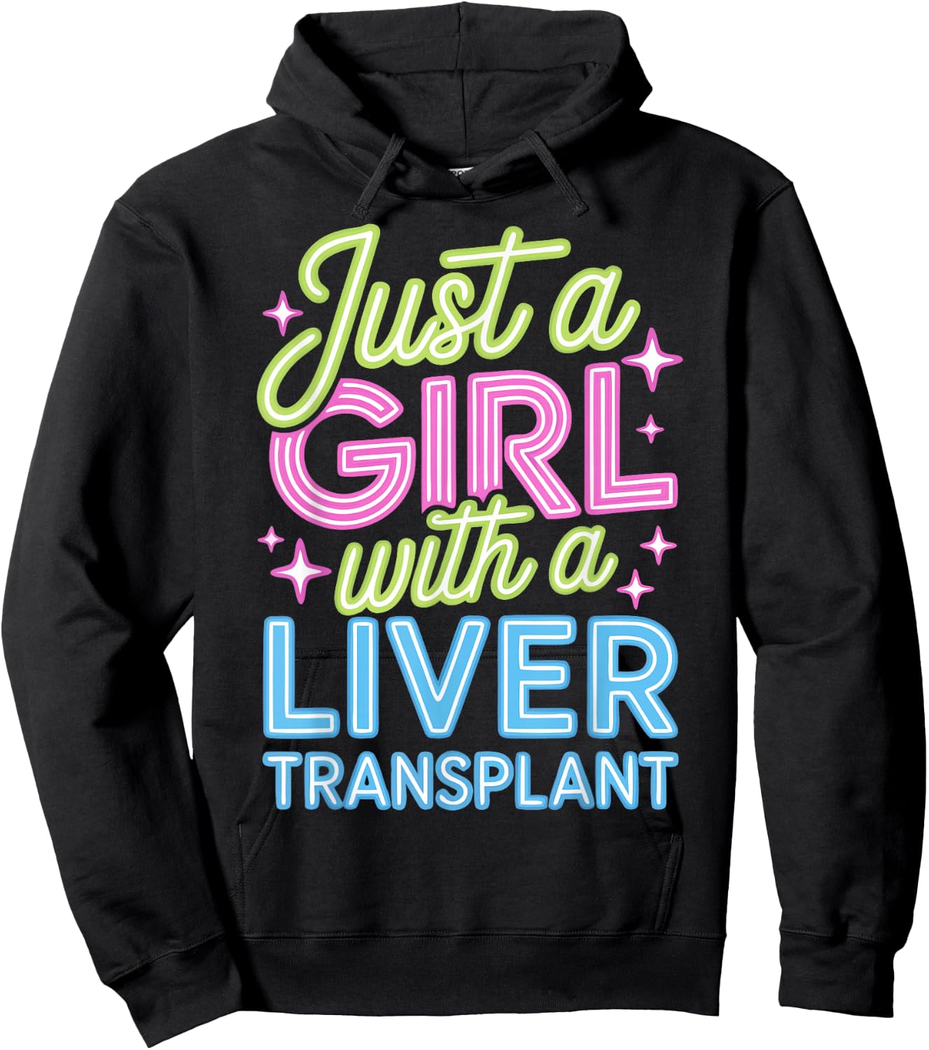 Girl Liver Transplant Recipient Hoodie - Hoodie | Black