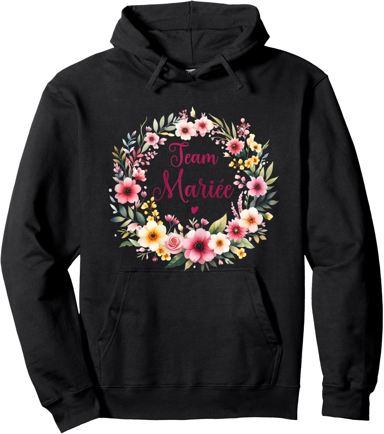 Evjf Team Bride Evjf Team Bridal Team Bride Evjf , white Hoodie - Hoodie | Black