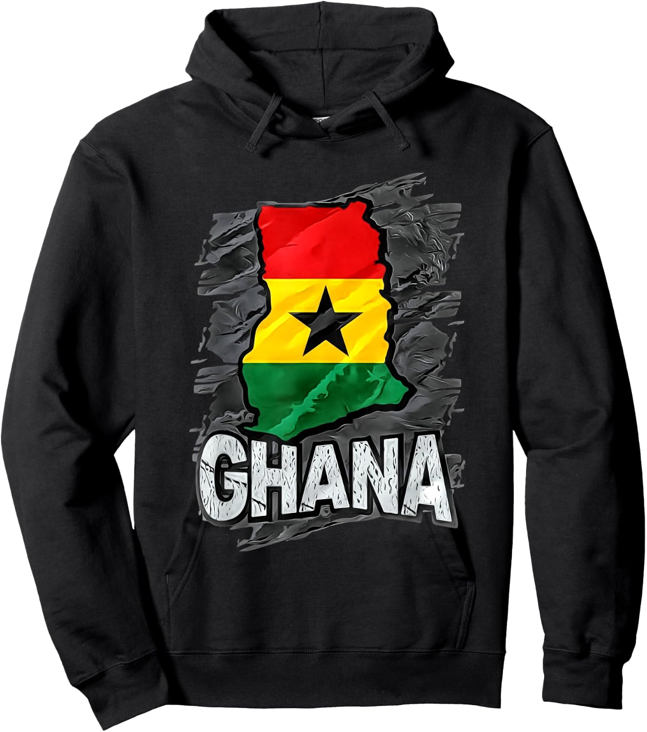 Ghana Hoodie - Hoodie | Black