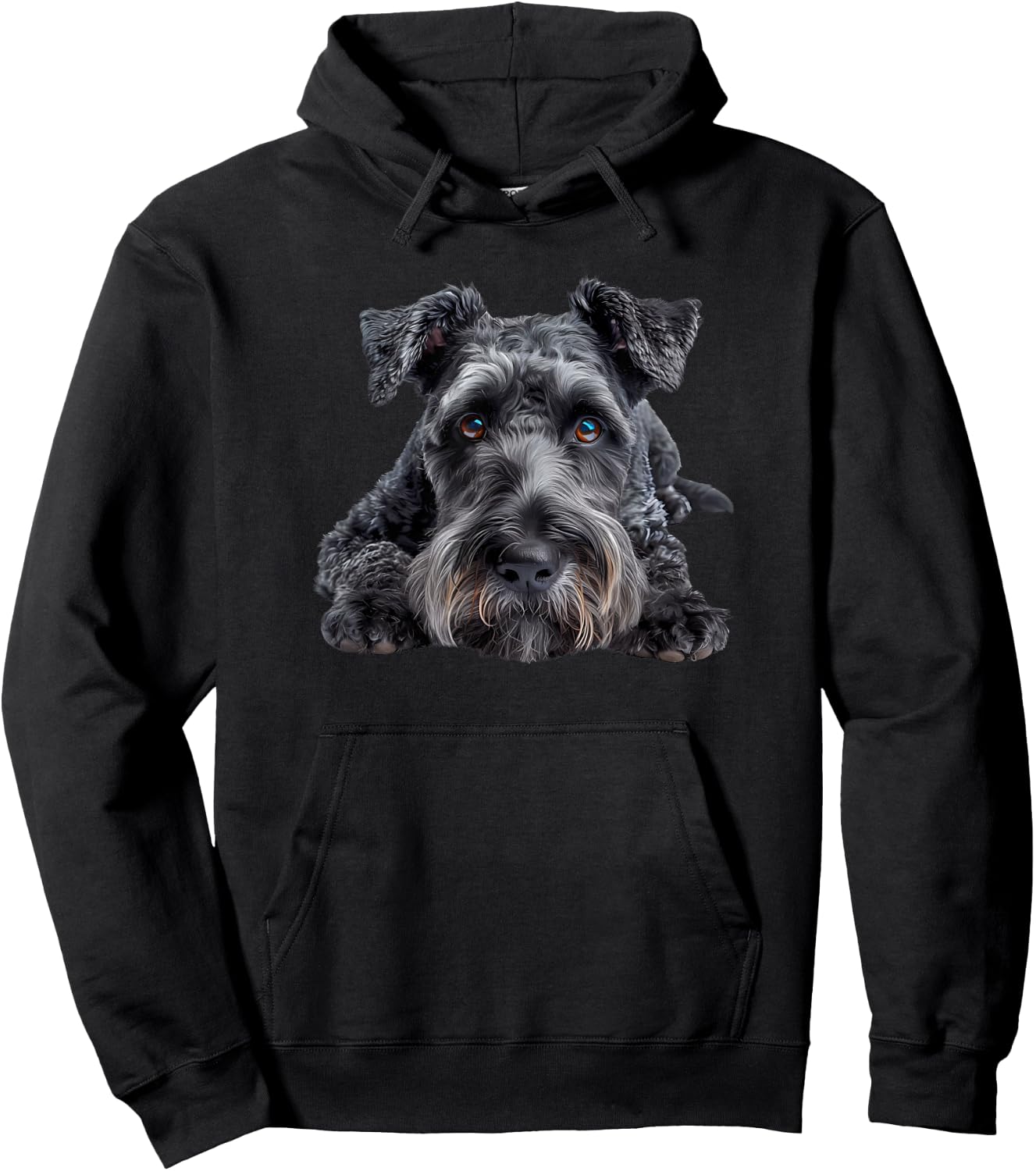 Lazy Kerry blue terrier Hoodie - Hoodie | Black