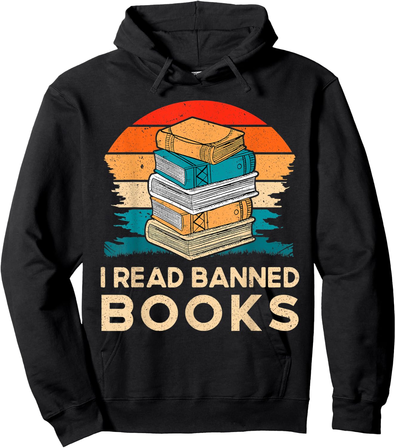 I Read Banned Books For Book Lover Book Nerd Book Worm Hoodie - Hoodie | Black